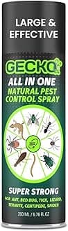 Gecko Pest Control & Insect Repellent Spray, 100% Natural|No Kill Just Repel Easy To Use Non-Toxic (200Ml)|- FORMULATION 10X