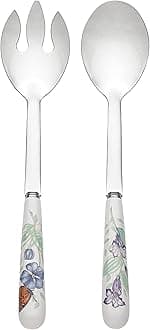 Lenox Butterfly Meadow 2pc Serving Set, White -, 0.84 LB