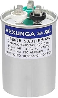 50/3 uF 50 3 MFD 370VAC or 440VAC