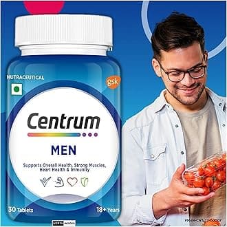 Centrum Men Tablet: The #1 Multivitamin in the World with 21 more vitamins and minerals, Vitamin C, and grape seed extract for Immunity, Strong Muscles, and Overall Health (Veg) 30s-Northwoods