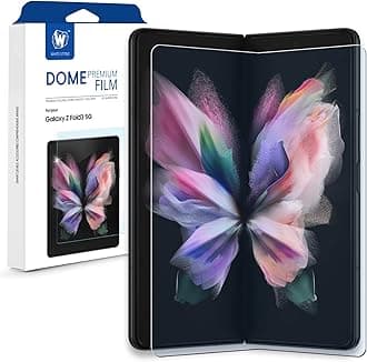 DOME GLASS Whitestone GEN Film Screen Protector for Samsung Galaxy Z Fold 3 (2021) Anti-Bubble HD Clear Hard Coated PET Film Screen Guard