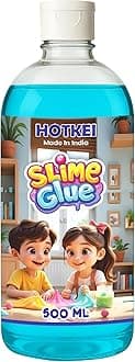 500 ml Blue Slime Glue DIY Magic Jelly Putty Toy for Slime Making Maker kit Set Liquid Gel Games Birthday Gift Toys for Boys Girls Kids for Making Slimes at Home 3 to 10 Years