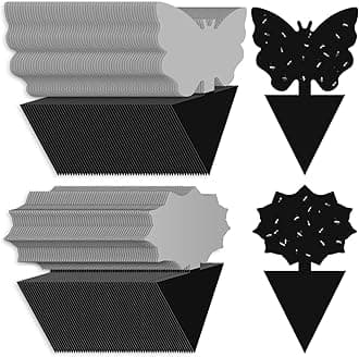 Landisun 120PCS Fruit Fly Traps Sticky Traps Fungus Gnat Traps Insect Bug Traps for Indoor Outdoor Kitchen Plants Whitefly Mosquitos Fungus Gnats Flying Insects