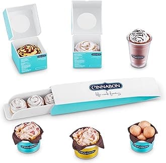 5 SURPRISE Mini Brands Foodie Series 2 (2 Pack) Mystery Capsule Real Miniature Brands Collectable Toy, Collectibles, Fast Food Toys and Shopping Accessories