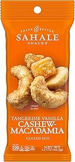 Sahale Snacks Tangerine Vanilla Cashew Macadamia Glazed Mix, 1.5 Ounces (Pack of 18)