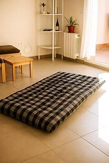 PUM PUM Cotton Single Size Light Weight Foldable Cotton Mattress (72x36 Inch)