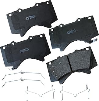 Premium SBC1303 Ceramic Front Brake Pads for Lexus LX570 2011-2008, LX570 2021-2013, Toyota Land Cruiser 2011-2008, Land Cruiser 2021-2013, Sequoia 2022-2008, Tundra 2021-2007