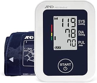 A&D Medical Blood Pressure Monitor for Home Use, UA-651 – Upper Arm Precise BP Machine – Wide Range Cuff (8.6” / 22-42cm), Adults, 4 AA Batteries
