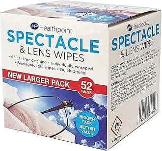 Spectacle Wipes Extra Value 6 Packs of 52 = 312 Wipes