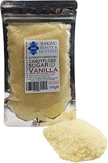 Baking Beauty and Beyond Premium Candy Floss Sugar 100g - Vanilla Flavour
