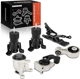 A-Premium 6PCS Engine Motor Mount and Transmission Mount and Torque Strut Mount Kit Compatible with Nissan Altima 2007-2012, Maxima 2009-2014, 3.5L, Replace# 113509N00A, 11350JP00B