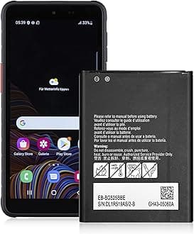 Galaxy Xcover 5 Battery, 3000mAh High Capacity New 0 Cycle Li-ion Replacement Battery for Samsung Galaxy Xcover 5, EB-BG525BBE 1ICP5/54/67