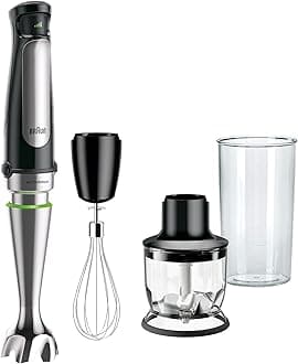 Braun MQ7025X-Beaker, Faster, Finer Blending, MultiQuick MQ7025 Black