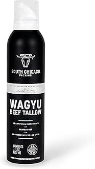 South Chicago Packing Wagyu Beef Tallow Spray, 7 Fl Oz – Umami-Rich Nonstick Cooking Oil for Sautéing, Grilling & Stir-Frying