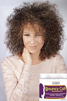 The Roots Naturelle Curly Hair Products Bouncy Curls (16 Ounce). Anti-Frizz Cream.
