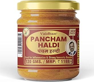 Pancham Haldi (Organic Haldi Powder)- Immunity Booster, Anti-Oxidant, Anti-Inflammatory Turmeric Powder (Pack of 1) (120 Gm)