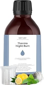 SMRT LABS Thermo Night Burn, Night Shred, Night time Fat Burner, Weight Loss Burner That Works Fast, Fat Burners for Women Weight Loss & Men, Formula 10-in-1, Caffeine-Free & 100% Natural