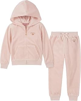 Juicy Couture Girls 2 Pieces Jogger Set