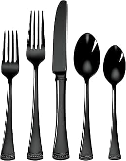 Lenox 893677 Portola Black 20-Piece Flatware Set