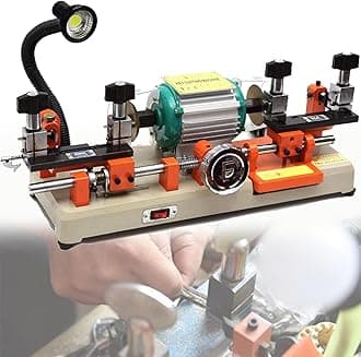 YXFAZPP Horizontal Key Copy Machine,120w Multifunctional Manual Key Duplicating Machine,Horizontal Key Milling Machine,for Making Car Keys,Motorcycle Keys,Door Lock Keys (220V)