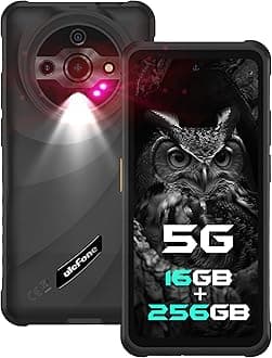 Ulefone Armor X31 Pro 5G Rugged Phone, MTK Dimensity 6300 5G, 16GB+256GB, Android 14, 6.56” 120Hz, 64MP Main Cam., 25MP Night Vision Cam., 6050mAh, NFC/IR Blaster/GPS - Black