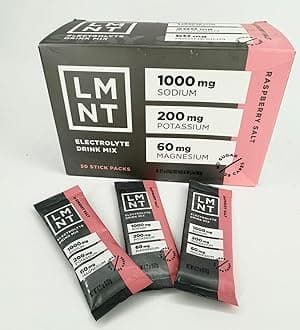 LMNT Zero Sugar Electrolytes - | Drink Mix | 30-Count (30 count, Raspberry Salt)
