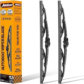 AUTOBOO 22"+22"Windshield Wipers Replacement for Ford F150 F250 F350 F450 F550 2025-2021 2020 2019 2018 2017 2016 2015 2014 2013 2012 2011 2010 2009 -Original Factory Quality Wiper Blades (Pack of 2)