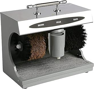 PUFFIN Shoe Polish Automatic Silver Shoes Shining Machine