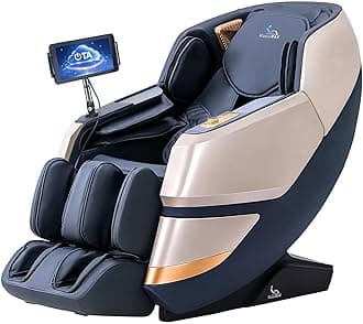MT339 4D Massage Chair, Full Body Recliner with Auto Footrest, Zero Gravity, OTA Cloud Tech, SL Track, Deep Yoga Stretch, 27 Modes, APP, AI Control, and Heating (Magic Black)