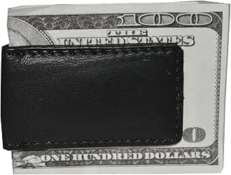 Men's New Leather Strong Magnetic Money Clip