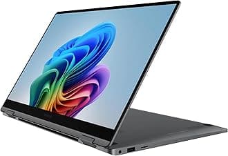 Samsung 15.6" Galaxy Book5 360 Copilot+ PC, AI Business Laptop, Windows 11 Pro, Intel Core Ultra 7 Processor 256V, FHD AMOLED Touchscreen, 16GB/512GB, 2025 Model, NP754QHA-KA2US, Gray