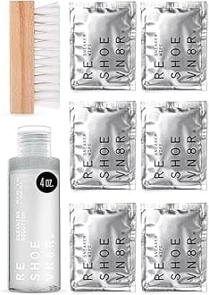 RESHOEVN8R Shoe Cleaner Kit and Sneaker Cleaner Sets - Cleaning Kit Solution for Sneakers, Mesh, Canvas, Suede, Knit, Leather