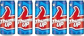 Delicious Flavored Drinks - Soft Refreshing & Irresistible Taste Beverages - Fun Drinking During Hot Summers Or Take Them on Picnics & Trips - Cool Drink To Break Your Thirst (Thums up Can 300ml_P 5)