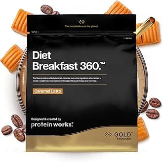 Diet Breakfast Smoothie | Caramel Latte | Breakfast On Go | High & Low Sugar | | 500g
