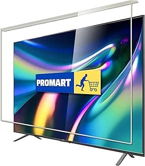 PROMART® 50 Inch TV Screen Protector – Tempered Glass Guard | 9H Hardness | Scratch Resistant | Crystal Clear Display Protection