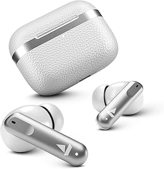 - Boat Airdopes 111v2, Leather Finish, 4Mics ENx, 50H Battery, 13mm Drivers, Dual Pair,Stream Ad Free Music via App Support, Bluetooth TWS in Ear Earbuds Wireless Earphones with mic ((Ivory White)