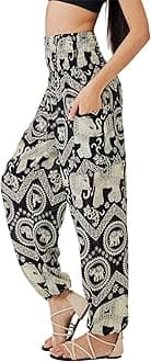Boho Pants for Women - Hippie Harem Pants Women - Womens Yoga Pants – Comfy Bohemian Flowy Hippie Clothes