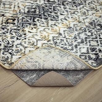 Mohawk Home 2' x 6' Non Slip Rug Pad Gripper 1/4 Thick Dual Surface Felt + Rubber Gripper - Safe for All Floors