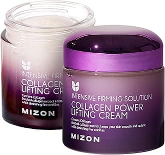 MIZON Collagen Power Lifting Cream, Face Moisturizer, Day and Night Cream, Smooth Wrinkles, Non-Greasy and Non-sticky Formula, Lifting, Tightening (75ml, 2.53 fl. oz.)