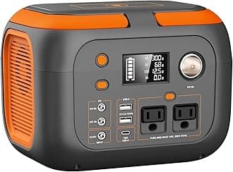 SinKeu 300W Portable Power Station, 260Wh/70400mAh Outdoor Solar Generator, Mobile Lithium Battery Pack, 110V Outlet Solar Power Banks, Camping Power Supply for Laptop, Hurricane Supplies