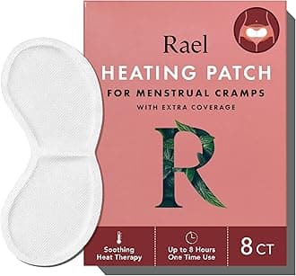 Herbal Heating Patches - Ultra Thin Design, Large Size for Extra Coverage, All Skin Types (8 Count)