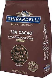 Chocolate Company 72% Cacao Dark Chips, 5lb. Bag (Pack of 1)