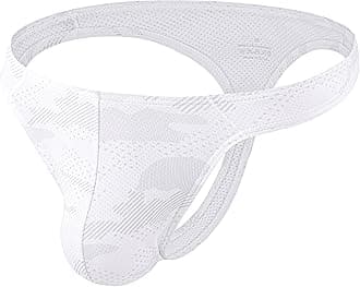 Summer Code Men's Thong G-String Underwear Micro Mesh Bulge Pouch Thong Panties Soft Stretch Bikini T-Back Underwear