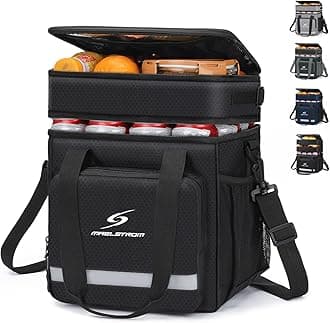Maelstrom Lunch Box for Men,Insulated Lunch Bag Women/Men,Leakproof Lunch Cooler Bag, Lunch Tote Bag