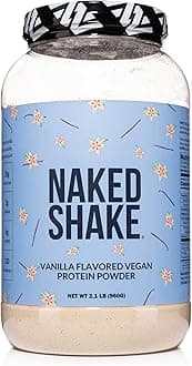 nutrition Naked Shake - Vanilla Protein Powder - Plant Based Protein Shake with Mct Oil, Gluten-Free, Soy-Free, No Gmos Or Artificial Sweeteners - 30 Servings