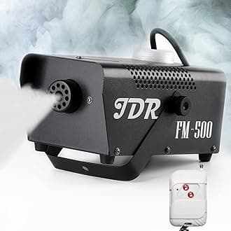 Fog Machine Mini 500W Smoke Machine with Auto Mode and Wireless Remote Control Portable Fogger for Outdoor, Parties, Stage Effect, Indoor, Disco, Halloween, Disinfection or Weddings 2500CFM|FM-3