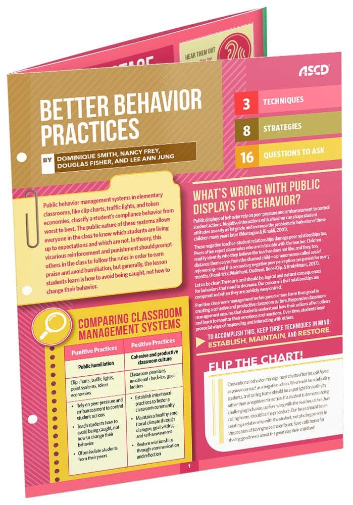 Better Behavior Practices: Quick Reference Guide