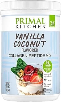 Vanilla Collagen Fuel® Drink Mix, Vanilla Coconut Collagen Peptides, No Dairy or Artificial Sweeteners, 14.4 Ounces