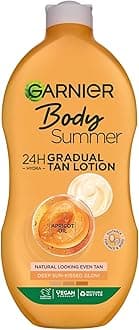 Summer Body Gradual Tan Moisturiser Deep, For A Radiant Sun Kissed Glow, Suitable For Face & Body, 24 Hour Hydration & A Natural Even Tan, Fast Absorption, Vegan Formula, 400ml