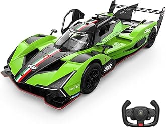 1/14 Scale Le Mans RC Car Licensed Lamborghini SC63 LMDh Remote Control Toy Car Model for Kids and Adults with Open Doors and Lights Gift for Kids and Adult
